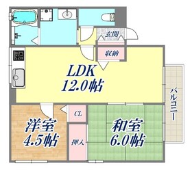 仁川パークハイムの物件間取画像